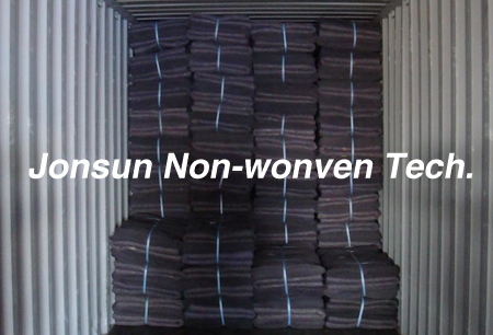 Loading in Container-hotmelt felt