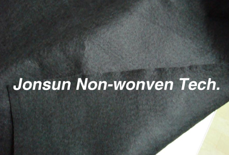 Black nonwoven felt